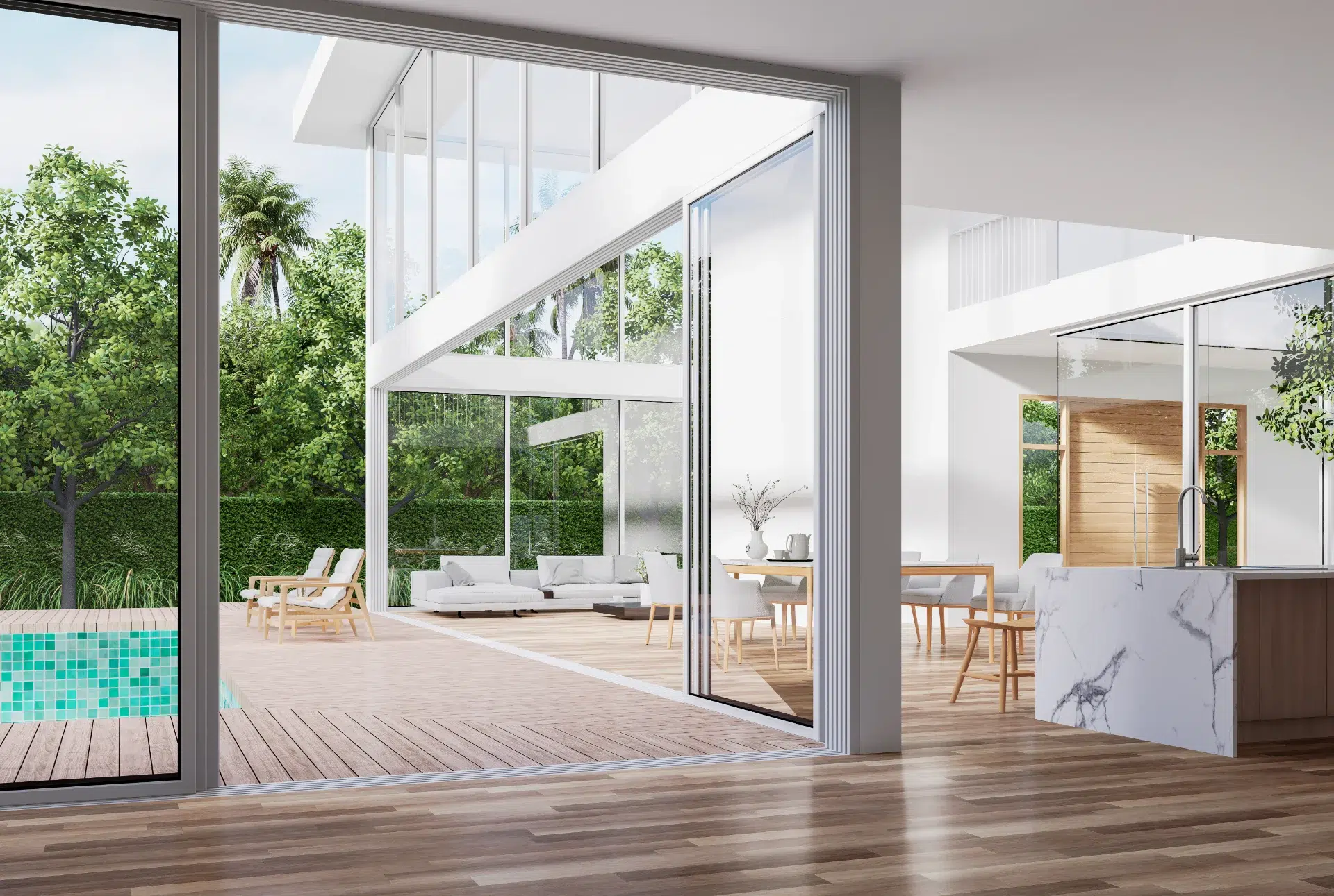 VLX 138 Panoramic Sliding Door in Opa-locka, FL | Sightline Windows & Doors Opa-locka - detail 1